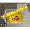 Image 1 : BIN OF POWER CORDS AND SHOP MISCELLANEOUS