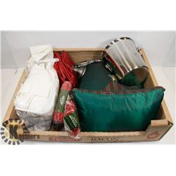 FLAT OF NEW DINING ROOM SEAT COVERS AND MORE.