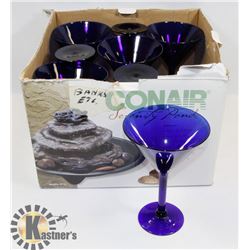 MARTINI GLASSES BLUE
