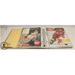 BINDER OF HOCKEY AND CELEBRITY PHOTOS
