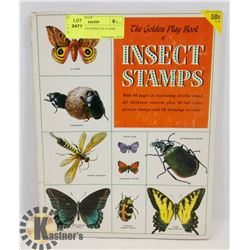 COMPLETE 1954 INSECTS STAMP ALBUM