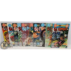 10 COLLECTOR WAR GI COMBAT COMICS