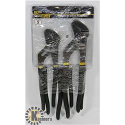 LOT OF 2 FIX IT GROOVE JOINT PLIERS