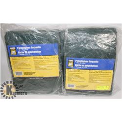 PAIR OF 12 X 20 TARPS