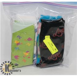 6PK LADIES "FULL FOOT" SOCKS.