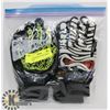 Image 1 : 8PK YOUTH/ADULT HALLOWEEN GLOVES.