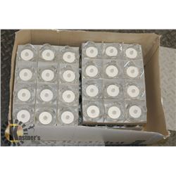 6 FLATS OF 12 EACH, TEA LIGHT HOLDERS AND LED TEA