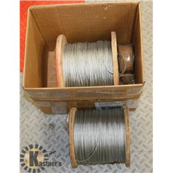 BOX WITH 2 ROLLS AIRCRAFT CABLE 1/8-3/32.