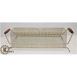 1970'S BRASS RECORD VINYL HOLDER