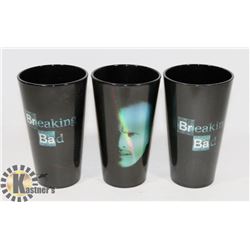 SET OF 3 "BREAKING BAD" COLLECTIBLE