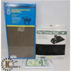 BUNDLE WITH LARGE PET TRAVEL PAD, GROOMING