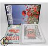 Image 1 : BUNDLE OF WALL ART INCLUDING METAL SIGN,