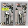 Image 1 : PAIR OF LED CRANK FLASHLIGHTS
