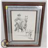 Image 1 : CALF ROPER COMING OFF HORSE PICTURE