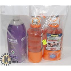 BAG OF MULTI PURPOSE CLEANER AND KIDS MOUTH WASH