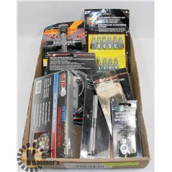 LOT OF NEW AUTOMOTIVE TOOLS & ACCESSORIES