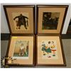 Image 1 : SET OF 4 VINTAGE NORMAN ROCKWELL LITHOGRAPHS.