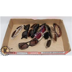 LOT OF 12 SUNGLASSES INCLUDING OAKLEY
