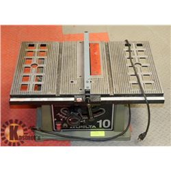 DELTA 10" TABLE SAW,.