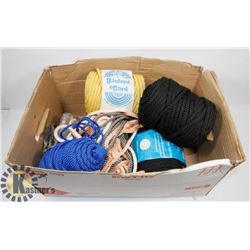 LARGE BOX OF MACRAMÉ CORD