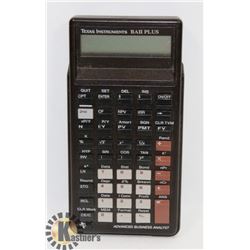 TEXAS INSTRUMENTS BA II PLUS FINANCIAL CALCULATOR
