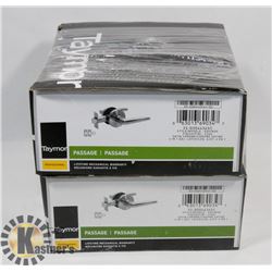 TWO NEW TAYMOR HALL/ CLOSET DOOR LOCKS.