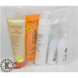 BAG OF HAIR THICKENING CREAM, CURL SCULPTOR,