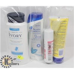 BAG OF BODY WASH AND MORE