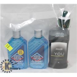 BAG OF AFTER SHAVE AND MORE
