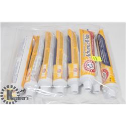 BAG OF ARM & HAMMER TOOTHPASTE