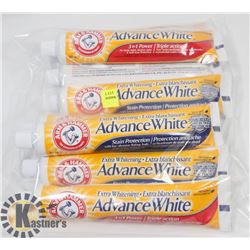 BAG OF ARM & HAMMER TOOTHPASTE