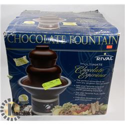 CHOCOLATE FOUNTAIN.