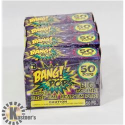4 NEW BOX'S OF BANG! POPS / 50 PER