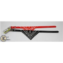 2 NEW BANDANA PET COLLARS/ MEDIUM