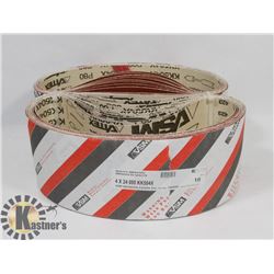 2 NEW VSM 4 X 24" SANDING BELTS