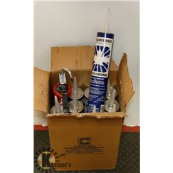 10 TUBES OF STRUCTURAL ADHESIVE & GUN.