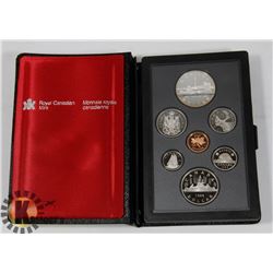 CANADIAN 1984 PROOF SET IN LEATHER CASE