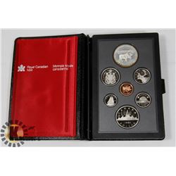 CANADIAN 1985 PROOF SET IN LEATHER CASE