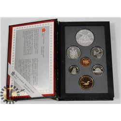 CANADIAN 1989 PROOF SET IN LEATHER CASE