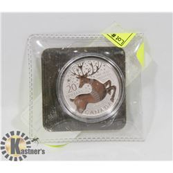 2012 $20 SILVER CANADIAN COIN "REINDEER"