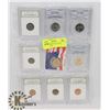Image 1 : 9 USA ASSORTED PCGS & INB GRADED COINS