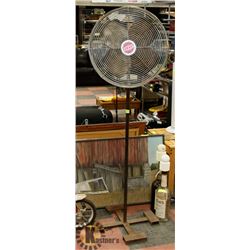 CUSTOM HEAVY DUTY SHOP FAN 1/3 HP - WORKS.