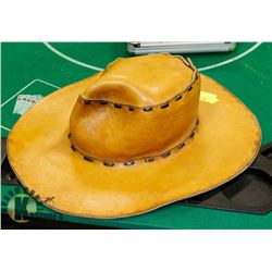 VINTAGE LEATHER HAT