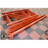 Image 1 : LARGE SECTION OF STEEL PALLET RACKING