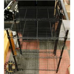 LOT OF TWO METAL SHELVING UNITS