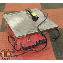 7" TABLE TOP WET TILE SAW.