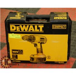 NEW DEWALT COMPACT 18V CORDLESS DRILL/ DRIVER