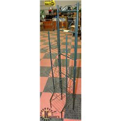 FIVE FOOT TALL FOLDING SHELF