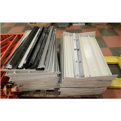 PALLET OF RETAIL SHELVES