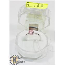 #8-CUBIC ZIRCONIA RING .925 STERLING SILVER